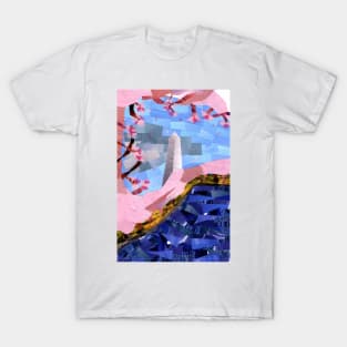 Cherry Blossoms and the Washington Monument T-Shirt